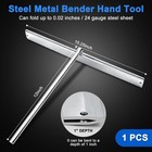 Zhitaoxun 15 25 Inch Sheet Metal Bender Hand Toolfolds Up To 24 Ga Steel 1