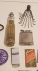 Vintage Junk Drawer Lot Advertising Keychains Opener Lighter Corkscrew Keys  