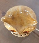Vintage 6  Owl Night Light 1970s Glazed Ceramic Light Up Table Lamp