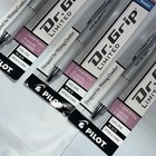 Lot Of 3  Pilot Dr Grip Limited Gel G2 Rollerball Pen 0 7mm Fine Point Black Ink