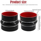 Straight Silicone Reducer Coupler Hose Id 4 To 4-1 2 Inches 4 Ply 4 -4 5 
