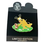 Disney Shopping Pluto Surprise Package Turtle Le Le 300 Rare Jumbo Pin 2008