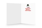 Holiday Snowman - 12 Cute Christmas Cards   Envelopes - Usa Made- 18032