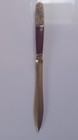 Vintage Estate Find Metal And Wood Letter Opener  