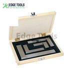 2 3 4   6 Inch Engineers Square Set 4 Pc Square In Wooden Case Try Square Usa