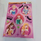 Vtg Window Clings Fall Halloween Disney  Scarecrow Bears 4 Sheets 