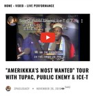 1994 Tupac Shakur Amerikkka   s Most Wanted World Tour Ticket 2pac Dnp Pop 1 Psa 2