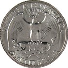 1965 Sms Washington Quarter Clad Uncirculated Mint State 25c Coin