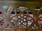 Antique Victorian edwardian Fire Fender Kerb Hearth Fireplace - Brass