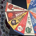 Vintage 1970s Nfl Mini Felt Pennants Flags Nfl Teams Lot Of  12 Teams