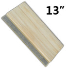 Techtongda 13  Screen Printing Water Based Squeegee Wood Handle Rubber Blade