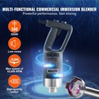 Commercial Immersion Blender 12  Heavy Duty Hand Mixer 500w Variable Speed