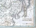 1835 Bradford Map Siberia Russia Mongolia China Japan Yesso Tibet Arctic Asia