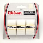  brand New   Wilson Pro Overgrip Comfort Pack Of 3 White Tennis Tape