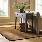 Round Chunky Straight Rattan Basket Dark Brown - Threshold Designed With Studio