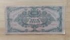 1945 Hungary 1000 Pengo Large Banknote With Stamp P-118a End Of Wwii