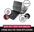 Velcro Heavy Duty Fasteners  Black  4 X 2 In Strips  8 4in X 2in  Black New