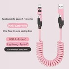 240w Super Fast Charger  4 In 1 Cable Usb C For Iphone Android Car Play Cord