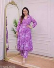Stylish Printed Women s Kurta With Pant Set   Co-ord Set   Colorful Printed