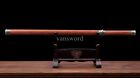 Hand Forged 1095 High Carbon Steel Real Chinese Jian    Sharp Red Wood Scabbard 