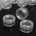 50pcs 5g Sample Clear Cream Jar Mini Cosmetic Bottles Containers Transparent Pot
