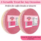 2 Pack Wafer Sheets Pack Of 8 Round Tort Delikat Wafers Raspberry Plain 3 2oz