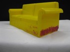 Vintage Louis Marx 1950 s Couch And Overstuffed Chair Yellow