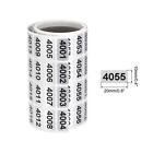 Consecutive Number Stickers 4001 To 5000 Inventory Label Black Numbers