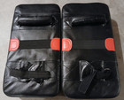 2 Overmont Kick Pads Teakwondo martial Arts Training Red Pads