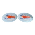Set Of 2 Pottery Barn Kids Melamine Rocket Rootbeer 9    Plates