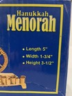 Vintage Shulsinger Star Of David Menorah Hanukkah Brass Brand New In Box Jewish