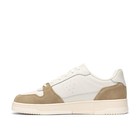 Clarks Mens Newick Lace White Leather Casual  Shoes