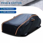 6 Layer Heavy Duty Waterproof Car Cover Peva  cotton Cover Rain Snow Uv Protect