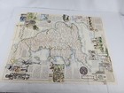 Vintage National Geographic Medieval England Map With Uk Political Map 1979