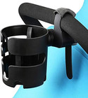 Stroller Cup Holder With Adjustable Strap  360 Degree Rotatable Universal Cup Ho