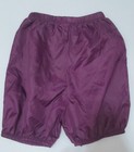 Body Wrappers Purple Trash Bag warm Up Shorts- Size 8-10 Girls
