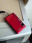 Sony Dsc-t900 Cybershot Digital Camera 12 1mp Ccd Camera 100  Working - Red