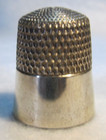  493 Wide Plain Band Sterling Silver Thimble - Simons Bros Co  size 10 