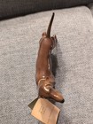 Dachshund Dog Extended Tail Porcelain Figurine  1814 Hutschenreuther Germany Vtg