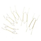 W Type Plate Hanger Wall Display Spring Dish Holder Invisible Hook