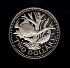 1974 Barbados 2 Dollars Proof Coin-ex  Mint Set- Uncirculated