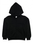 Leveret Kid s Cotton Full Zip Hoodie Sweatshirt Black 12y Nwt