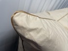 Goose Feather Down Pillow Insert Throw Couch   Sofa Decor  27 X 27     New - Cream