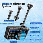 Pond Filter With Fountain Pump Kits  60w 820gph Pond Pump And Filter Kit