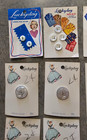 Lot Of 12 Vintage Luckyday Buttons On Cards Collectable