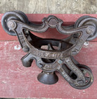 Vintage The Ney Mfg  Co  Canton Ohio Barn Hay Trolley 