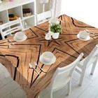 Wooden Texture Printing Tablecloths For Table Wedding Decor Coffee Table Cover