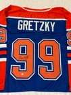 Wayne Gretzky Signed Edmonton Oilers Hockey Jersey Coa