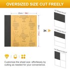 100pcs Sandpaper Sanding Sheet 1200 Grit Wet   Dry For Wood Car Metal Factory