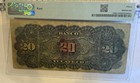Mexico 1895-1902  20 Pesos  Banco Peninsular Mexicano  Pmg 15 Choice Fine  28344
